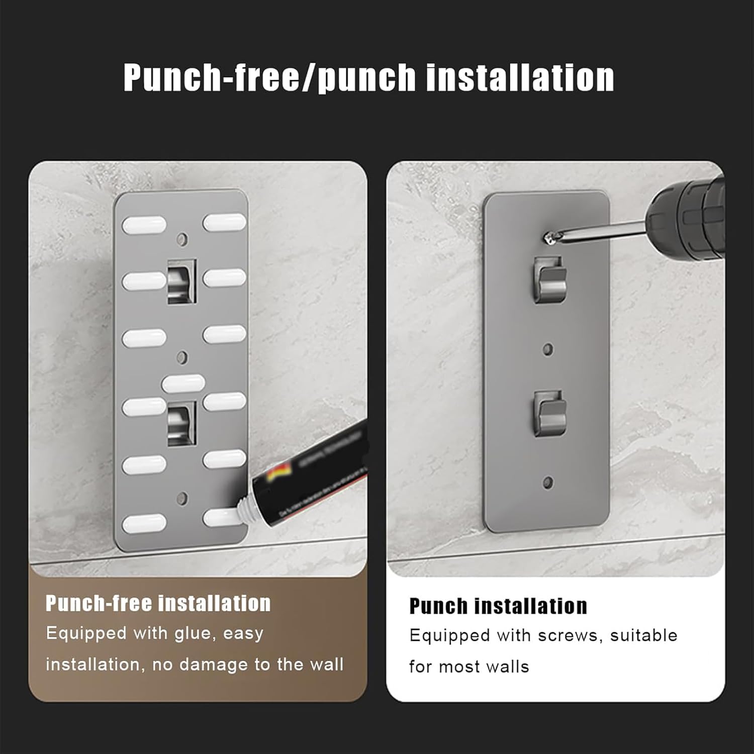 WallMounted Microwave Shelf 6Hook Kitchen Organizer SpaceSaving White Microwave Stand 38/61 x 34 x 15.7cm Ideal for Kitchen Storage and Decor