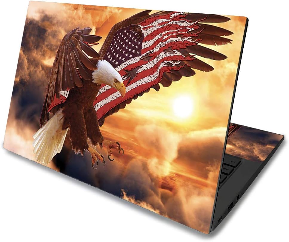 MightySkins Skin for Asus Chromebook C425 14" (2019) - Bald Eagle | Protective, Durable, and Unique Vinyl Decal wrap Cover | Easy to Apply, Remove, and Change Styles | Made in The USA