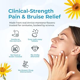 VitaMedica Arnica Montana Blister Pack 30X Tablets for Bruising Pain and Swelling | Plant Based Formula | Recommended by Plastic Surgeons | Natural Recovery Surgery Or Injury | 3 Pack | 45 Servings