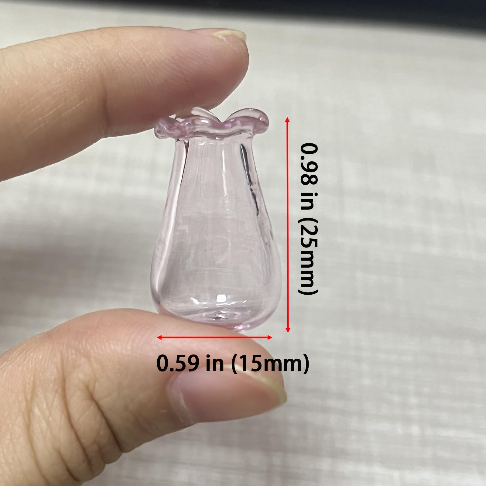 8 Mini-Blumenvasen Aus Glas – 1,6 X 2,6 Cm, Bunte Farben, Ideal Für Haustier-Schnurrhaare Oder Kleine Blumen