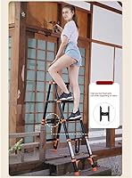 Vista 7 de GUENZO Multipurpose Telescoping Ladder Multi-Purpose Telescopic Ladder Space-Saving Storage Extendable Extension Climb Ladders Aluminium for Roof
