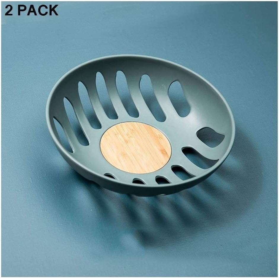 Plastic Filter Colander, Creative Fruit Tray Plastic Drain Basket Multi-Function Strainer for Vegetables, Fruits(C,S)
