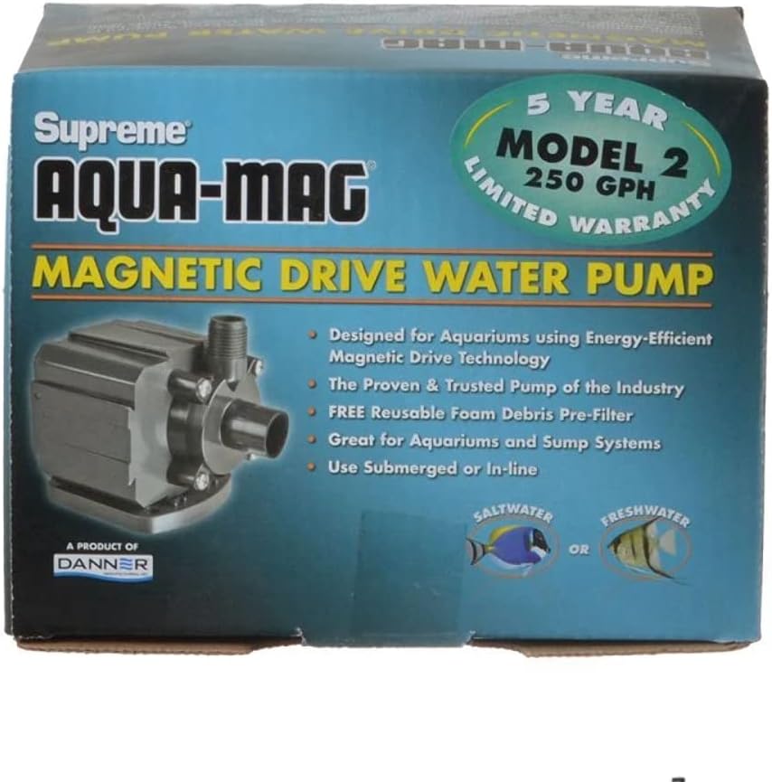 Danner Supreme Aqua-Mag Magnetic Drive Water Pump 700 GPH