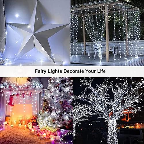 Perfect Holiday 200 Led Mini Micro Solar String Light - White With 8 Modes #TOP3