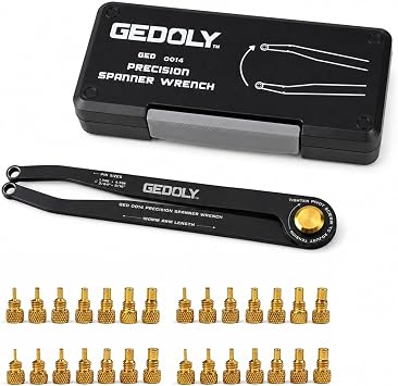 Adjustable Pin Spanner Wrench Set, Heavy Duty Shock & Lock Nut Tool