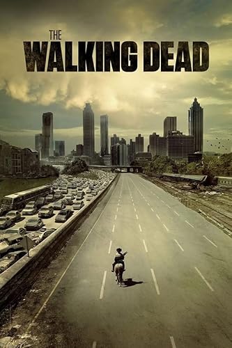 Image of Tainsi ASHER Gift The Walking Dead Poster Borderless Vibrant Premium Movie Poster - Matte poster Frameless Gift 11 x 17 inch(28cm x 43cm)