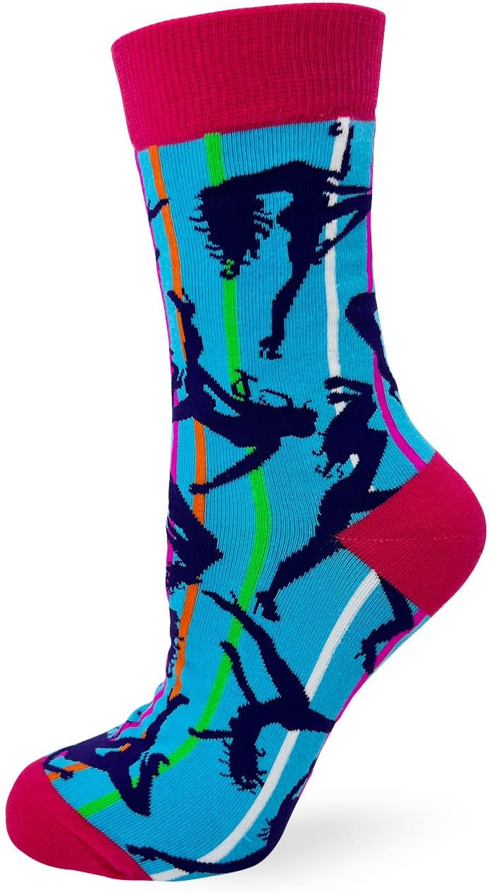 Fabdaz Workin' Harder Than an Ugly Stripper Novelty Crew Socks for Women, Multicolor, 1 Size Fits Most - Image 4