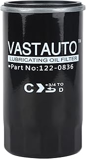 Oil Filter 122-0836 Spin-on Fits for Cummins Onan RV Generator QG 5500/7000 Series HGJAA HGJAB HGJAC Replaces# B7238 PH2875 PH1002 1220836