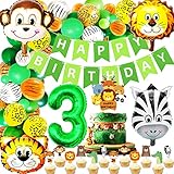 animales con globos redondos 🌳【Divertidas decoracion selva cumpleaños para fiestas】 Hemos recopilado los elementos populares de este año y después de muchas selecciones internas, hemos desarrollado estos globos safari de cumpleaños en la jungla que contienen una variedad de elementos. Deja volar tu creatividad y diseña tu propia fiesta de cumpleaños