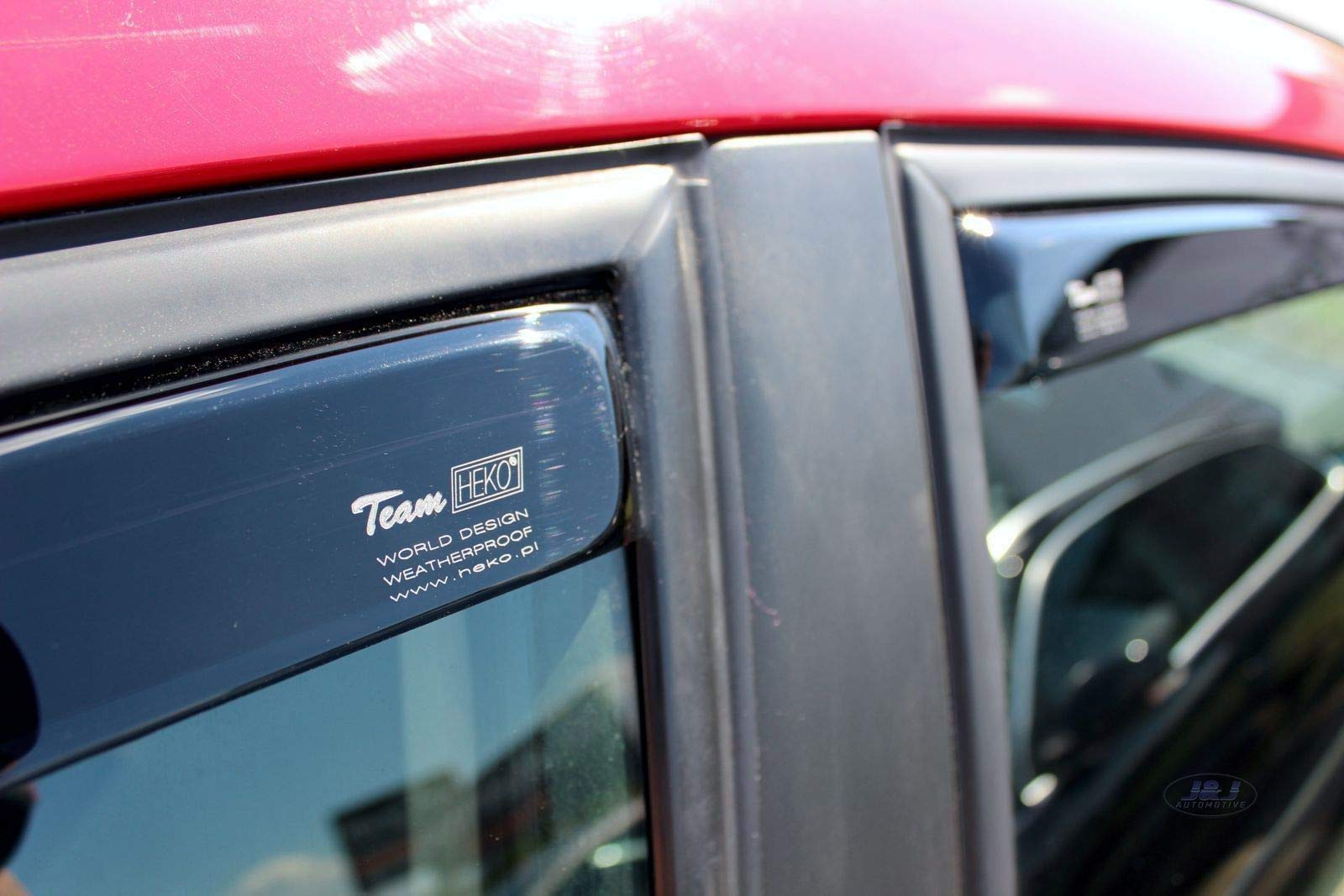 J&J AUTOMOTIVE Derivabrisas para Seat Toledo 5 puerta 2005-2009 4 piezas