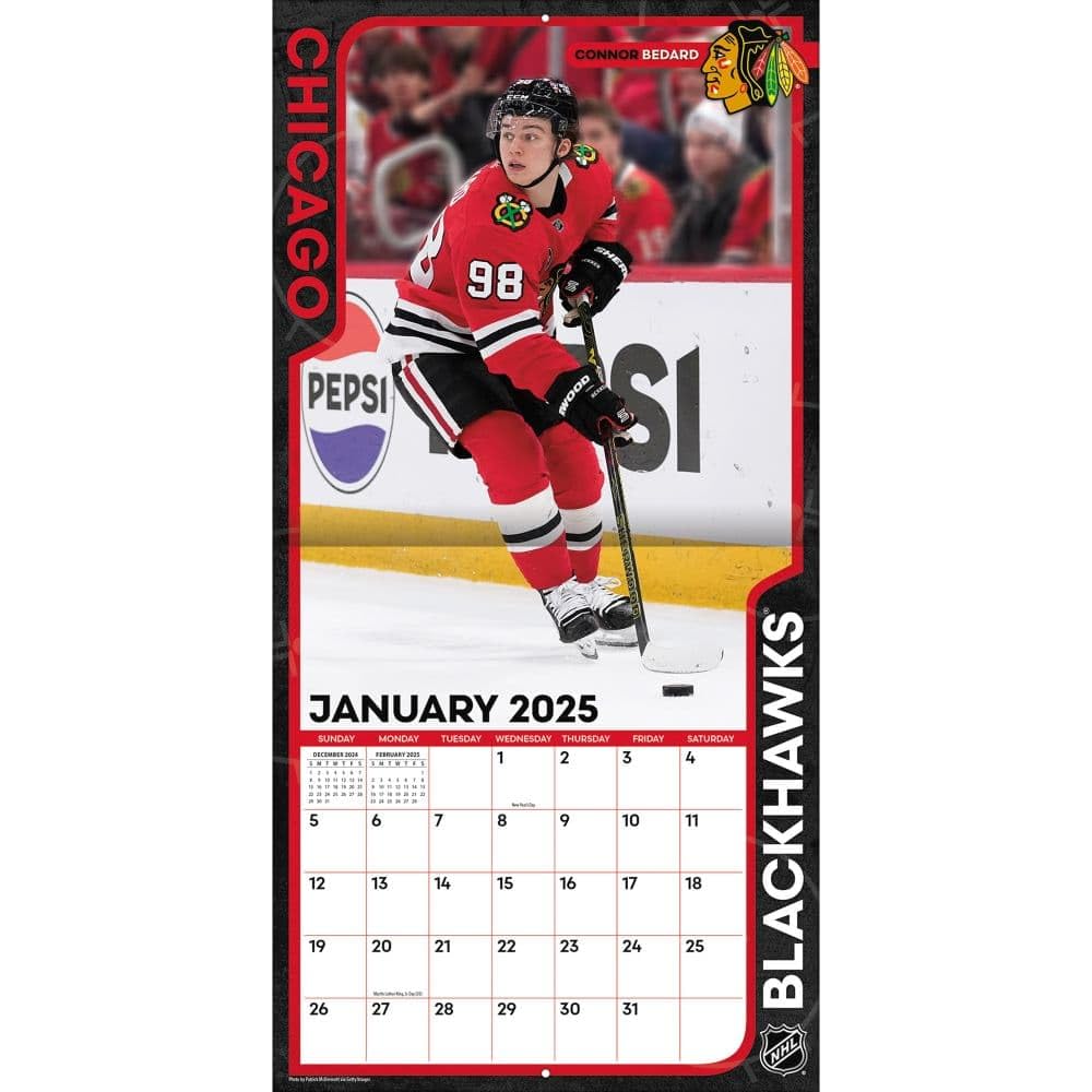 amazon-com-turner-sports-chicago-blackhawks-2025-mini-wall-calendar-25998040584-office-products