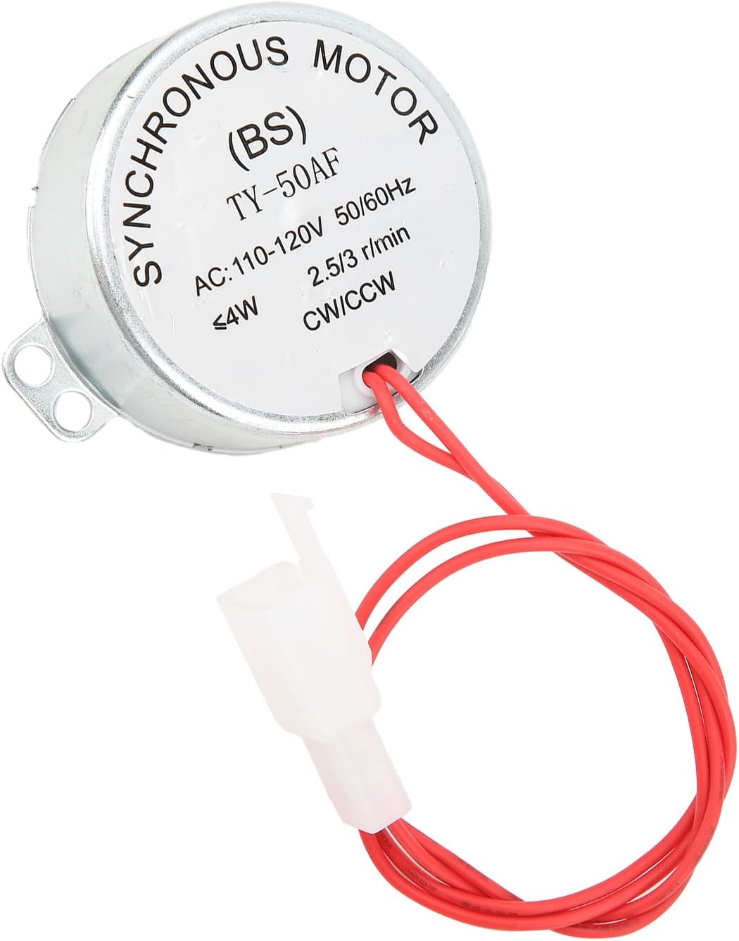 Gavigain Mini Egg Turning Motor, CW CCW Function, 4W Low Power Consumption, Sturdy Iron Design, Automatic Egg Turning for Poultry Incubators (110V)