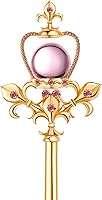 Vista 7 de HAIQILIN Varitas de princesa cetro reina para mujer, color rosa