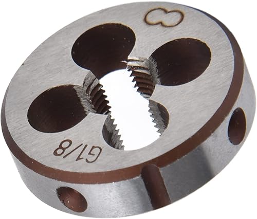 Miniatura 5 de El hilo redondo de G18 UNS muere el tornillo muere el hardware del acero de aleación de la alta precisión de 4 agujeros para el procesamiento