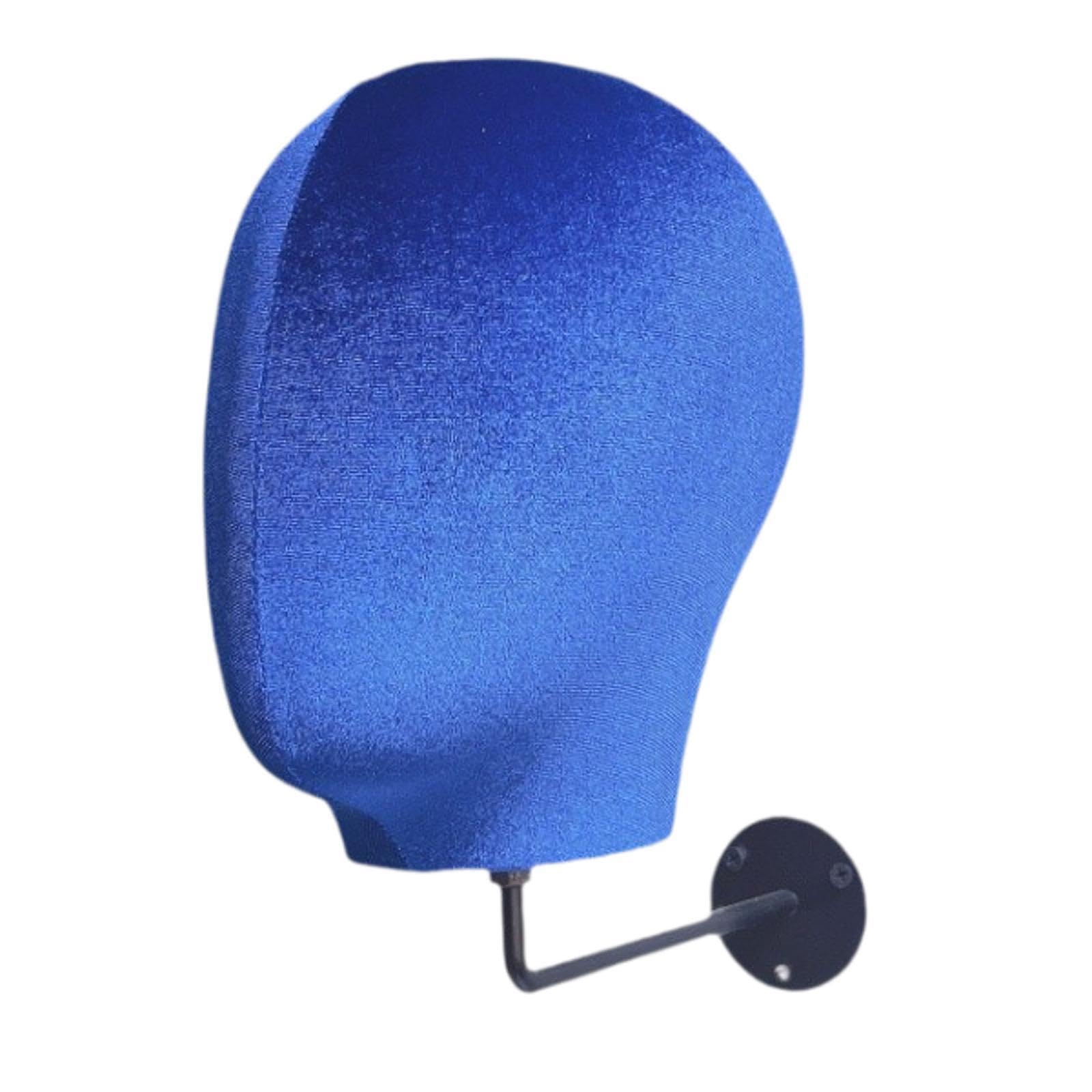 CYDZSRA Wig Display Stand Stylish Wall Mounted Mannequin Head For Hats And Glasses Space Saving Storage Solution Wall Mounted Wig Stand Holder Hat Display