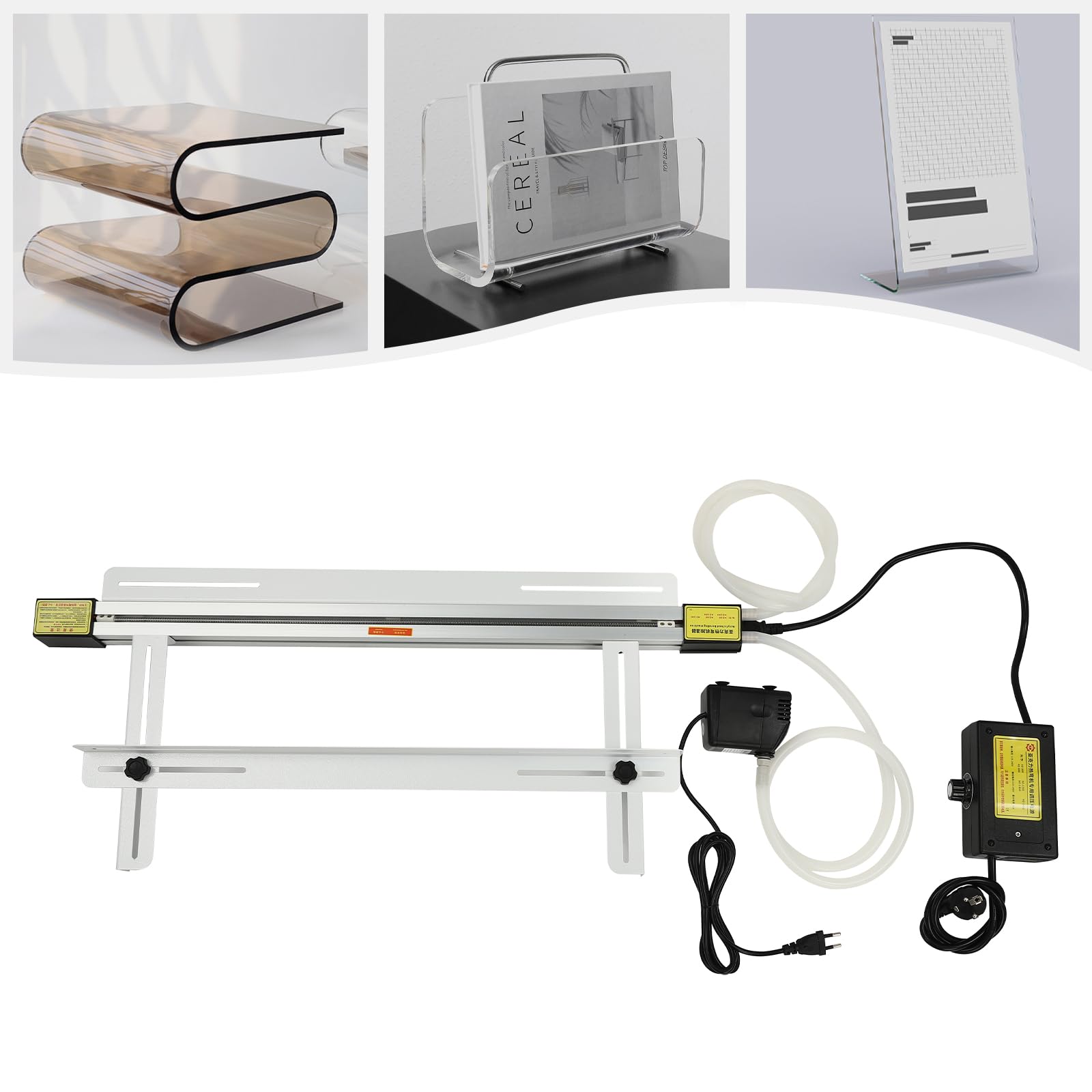 Thermische Falzmaschine aus Acryl, elektrisch, PVC-Kunststofffolie, Lichtwort, Werbung, Softbox, Faltmaschine, geeignet für Kunststoff usw