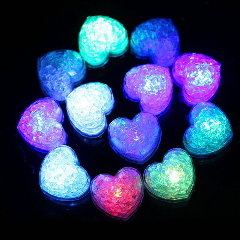 LED Cubos de Hielo Corazón 12 Piezas para Eventos miniatura 2