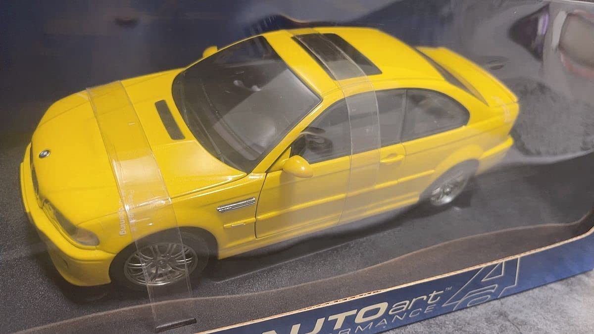 絶版AUTOart BMW M3 イエロー 1/18