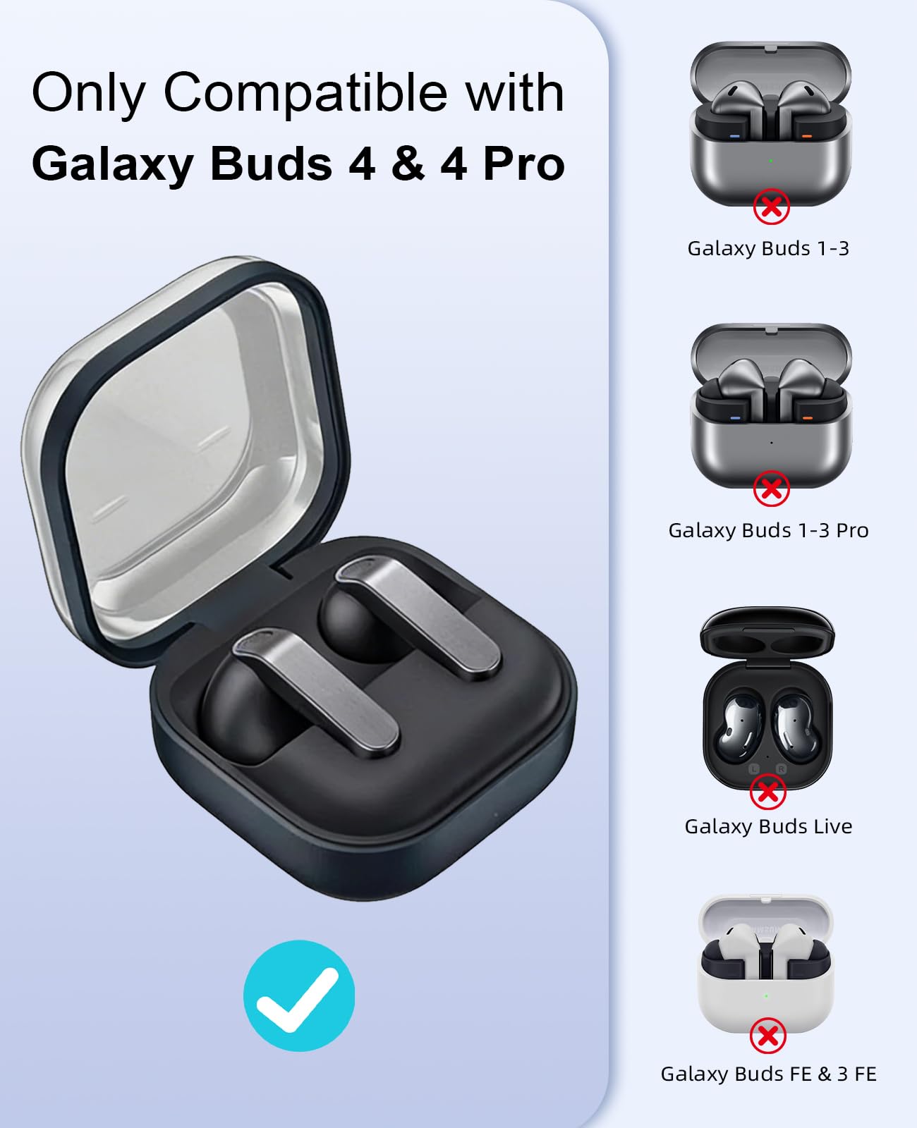Amazon.com: TiMOVO Hard Case for Galaxy Buds 4 & Galaxy Buds 4 Pro