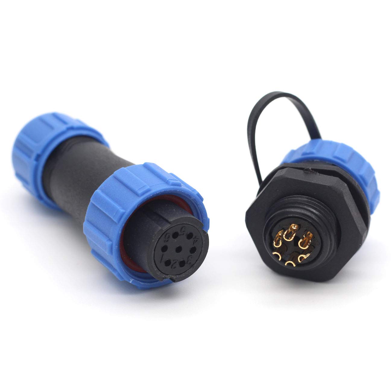 SZJELEN SP13 2pin/3pin/4pin/5pin/6pin/7pin/ 9pin Electrical Equipment Power Wire Connectors,Female Plug&Male Socket,Waterproof IP67 Outdoor Connector