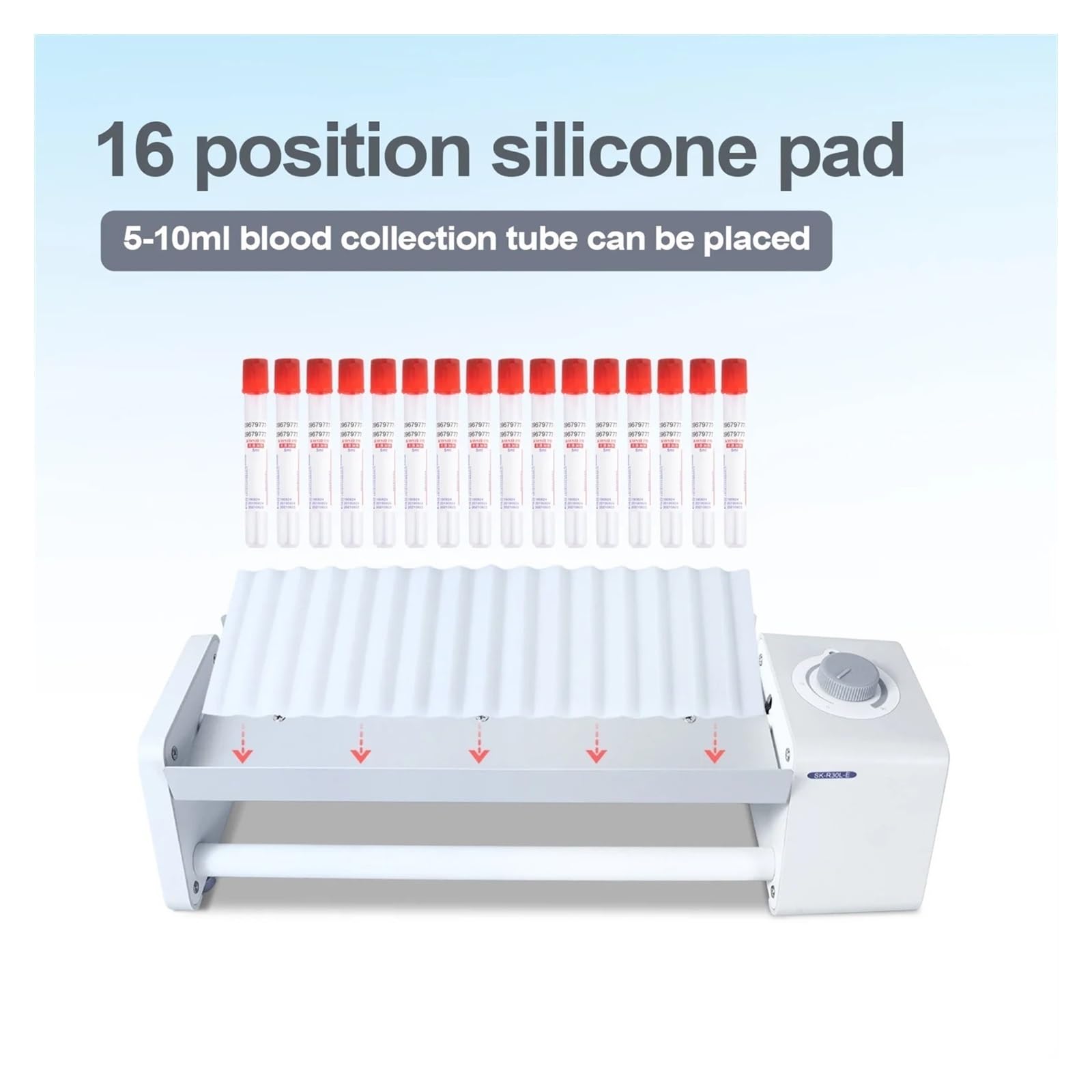 Agitador de laboratorio, Máquina de oscilación tubos ensayo mezcladora compactos basculante rodante sangre laboratorio SK-R30S-E/SK-R30L-E(SK-R30L-E)