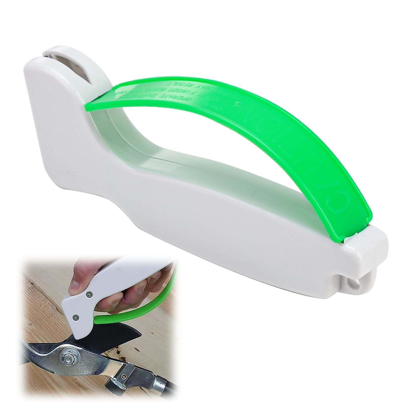 Aiguiseur de Couteaux en Carbure de Tungstène Portable - Affuteur couteau Manuel pour Cuisine et Jardinage - Aiguiseur couteau de Cuisine, Ciseaux et Outils de Jardin - Facile et Sûr à Utiliser