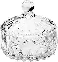 WOLFF - Potiche Decorativo de Cristal Louise 11cm x 11cm