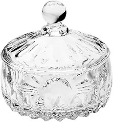 WOLFF - Potiche Decorativo de Cristal Louise 11cm x 11cm