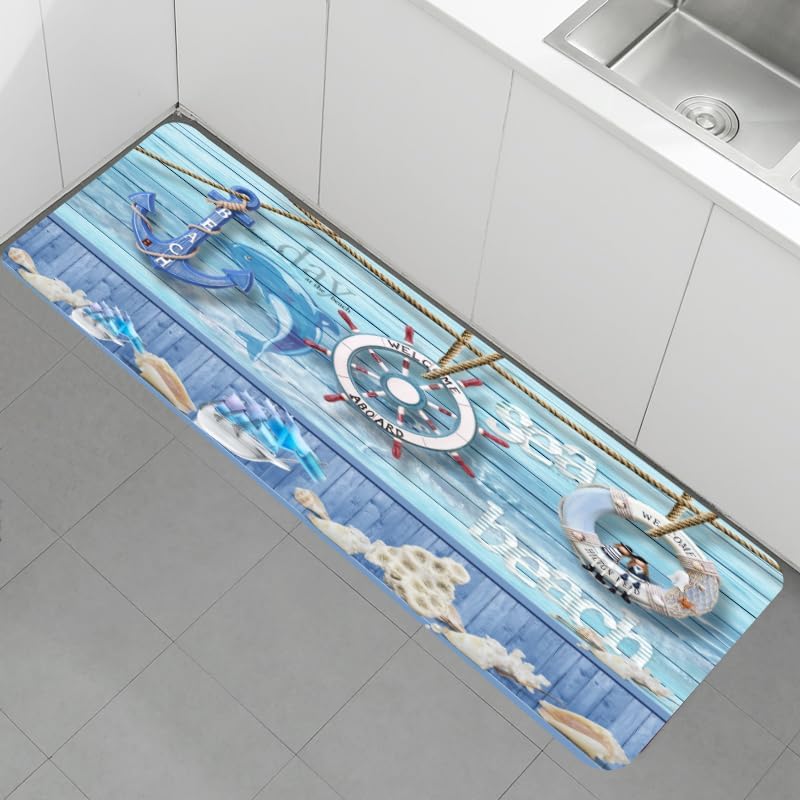 Miniatura 9 de Manta de esponja de baño y cocina absorbente de espuma suave (23.5 x 59 pulgadas), almohadilla de franela antideslizante brillante impresa en 3D
