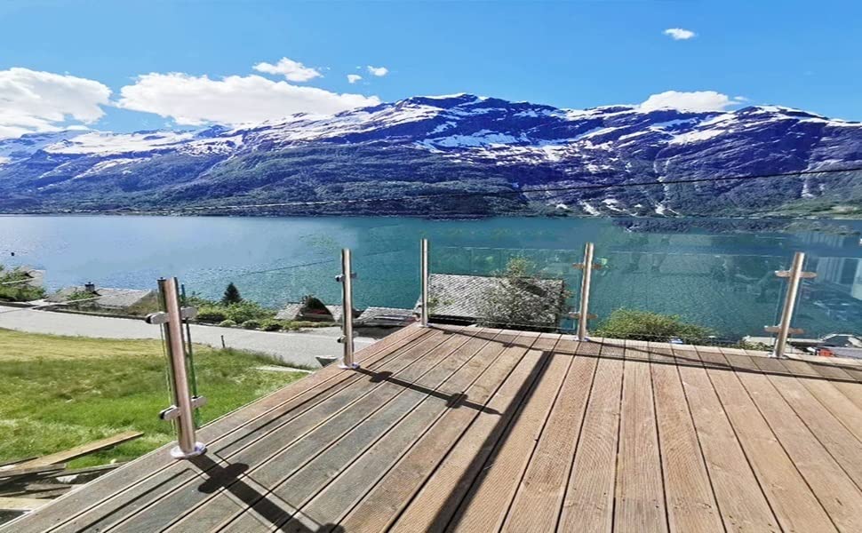 Kit poteau balustrade pour aménager un deck extérieur sécurisé - 4