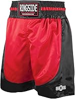 Vista 2 de Ringside Bañador de boxeo profesional para jóvenes Rojo/Negro
