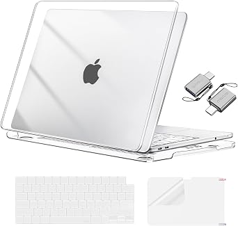 MOSISO Compatible with MacBook Neo Case 13 inch 2026 A3404, Crystal Clear | Crack & Scratch Resistant Cover Protective Ultra-Thin Hard Shell & Keyboard Cover & Screen Film & Type C