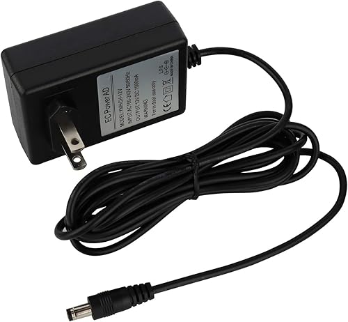 EC Power AD Adaptador de CA de fuente de alimentación de 98 pies y 12 V y 1A para Yamaha PSR YPG YPT DGX DD EZ y P Digital Keyboard Series PA130