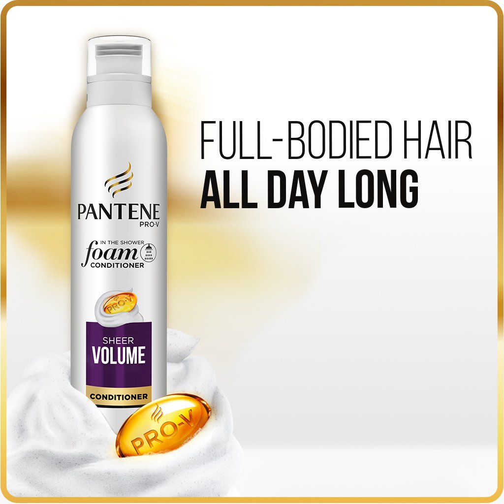 Pantene Pro-V Sheer Volume Foam Conditioner, 6 ounce