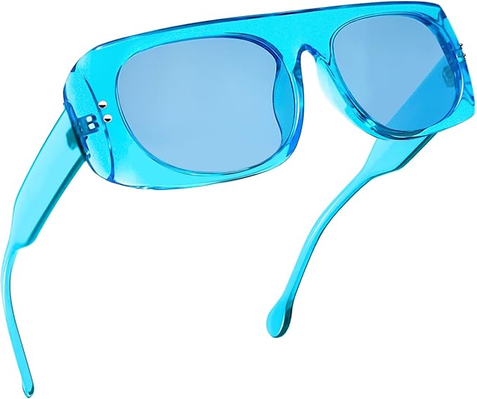 KANASTAL Occhiali da Sole Blu Donna Rettangolari Uomo Polarizzati Vintage  Moda Classici Protezione UV Sunglasses Women Lenti Celeste : Amazon.it:  Abbigliamento