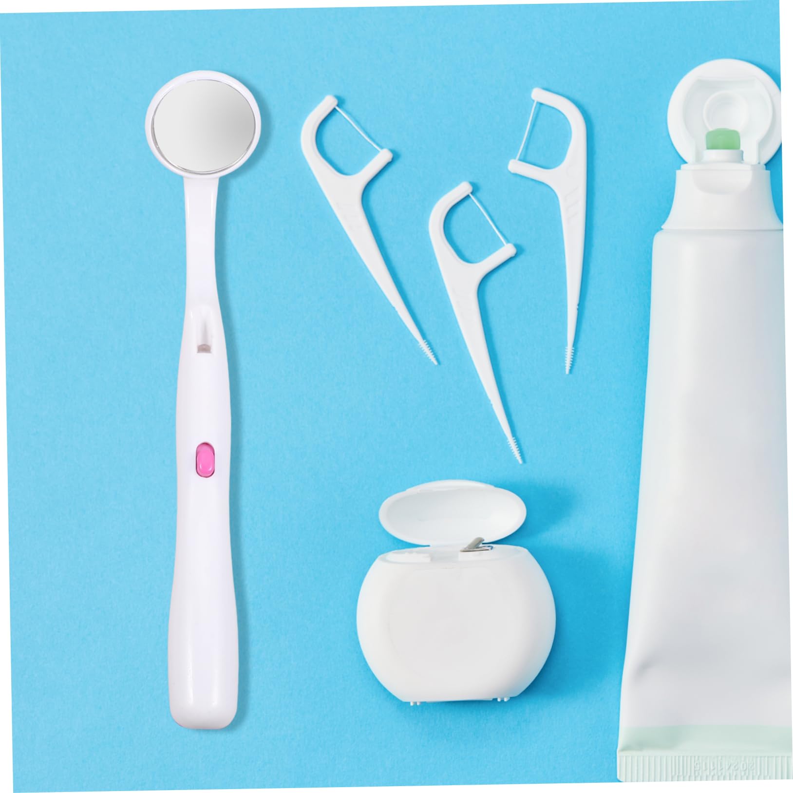 GLEAVI 15pezzi Specchi Dentista Con Led Per Ispezione Orale Per Dei Colori Portatile Per