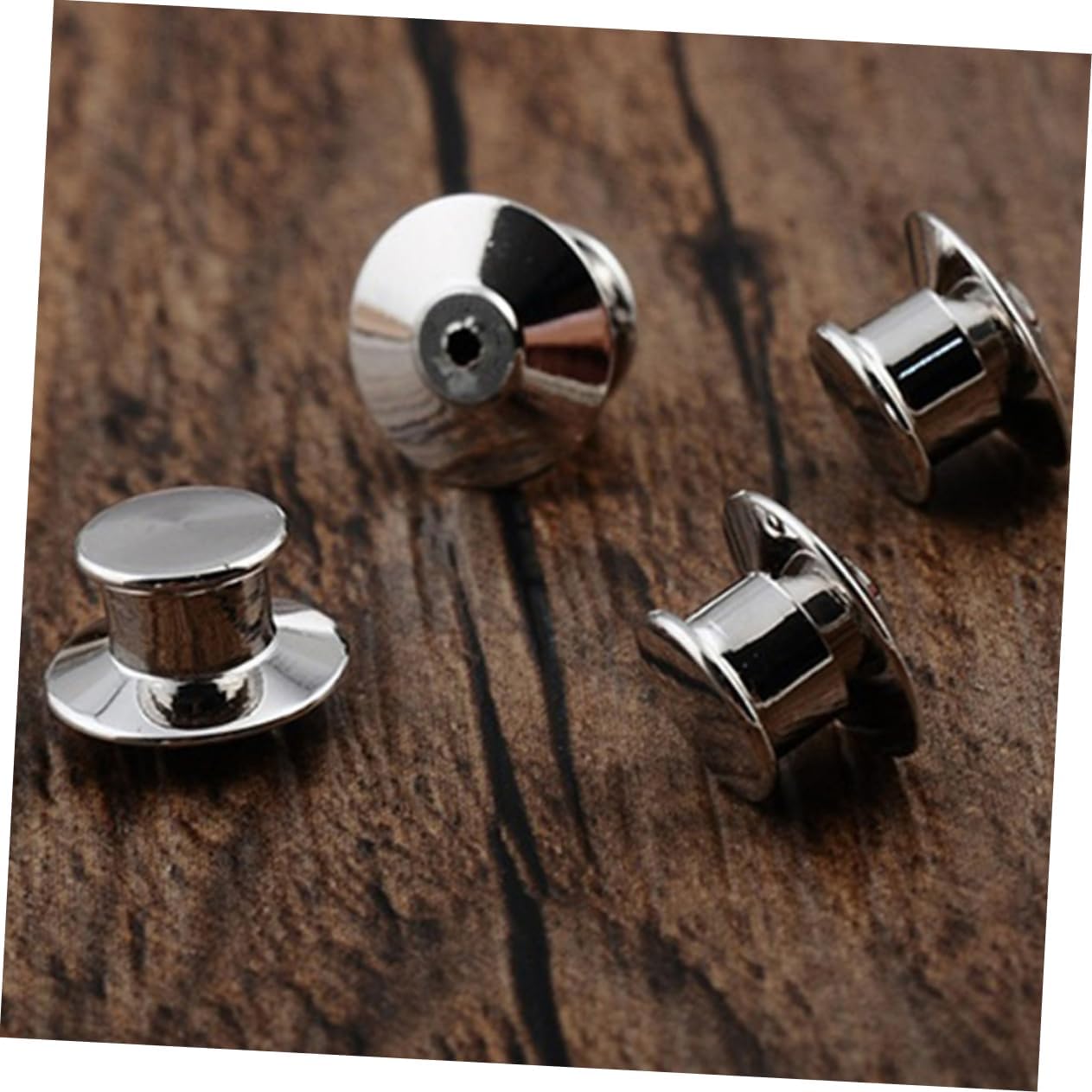25pcs Metal Locking Pin Backs for Brooches Brooch Clutch Accessories Replaceable Pin Backs for Crafts and Grip for Jewelry Making
