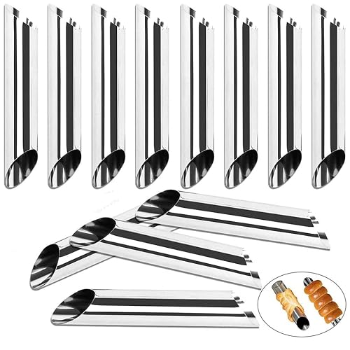 12 Pcs Cream Horn Screw Mold Horn Bread Baking Cannoli