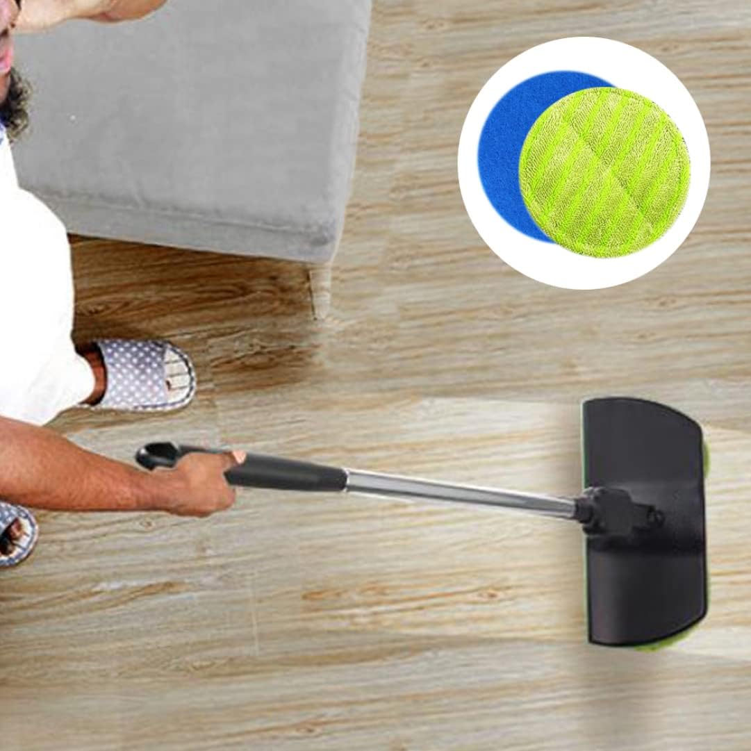 16Pcs Replacement Cleaning Pads for Electric Mop, Round Floor Polisher Cloth for Cleaning Tool