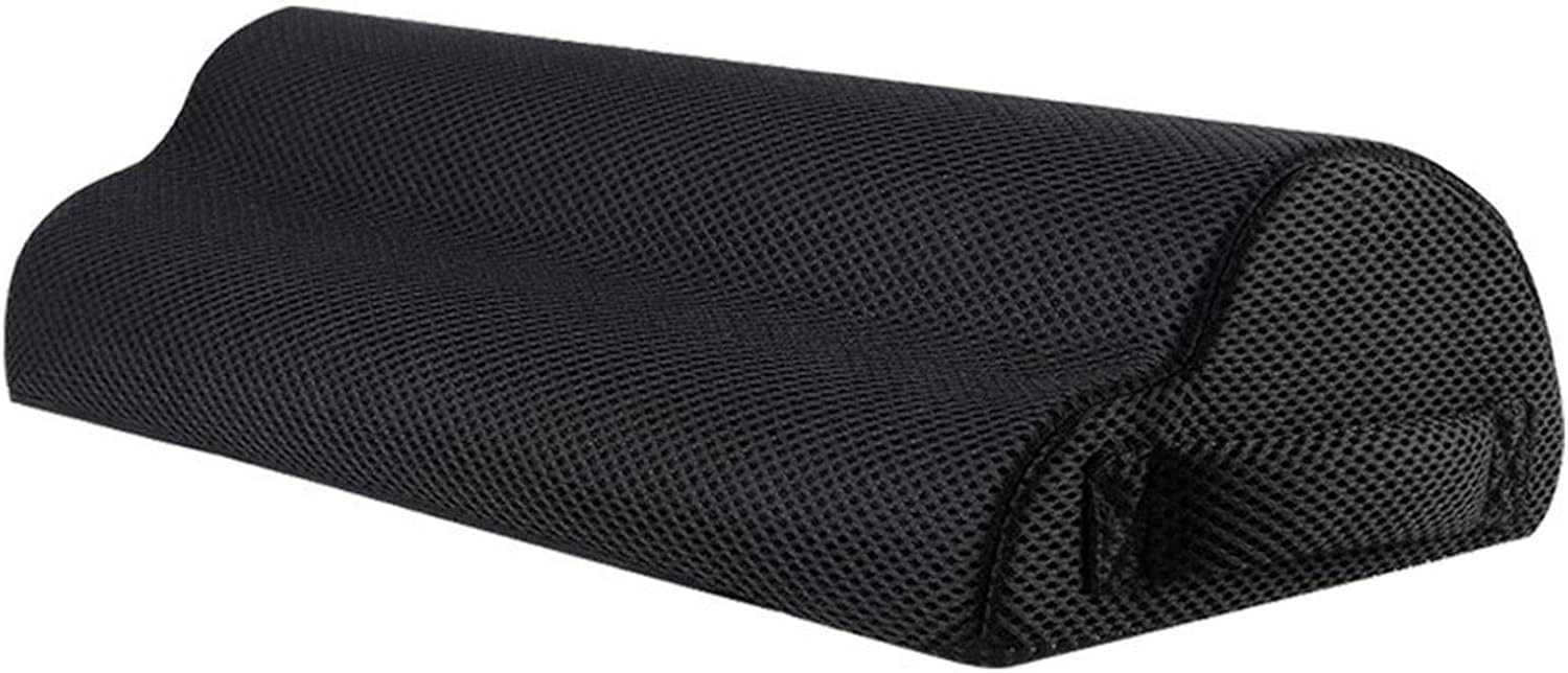 WdFour Samt Nackenkissen Für Liegestuhl - Ergonomisch, 21,6x43,2 Cm, Schokolade