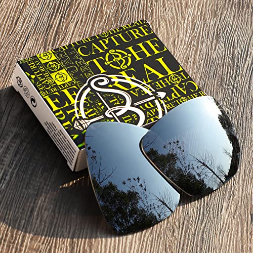 Image of Bowyer POLARIZED Replacement Lenses for Oakley Thinlink OO9316 Sunglasses - Titanium Mirror