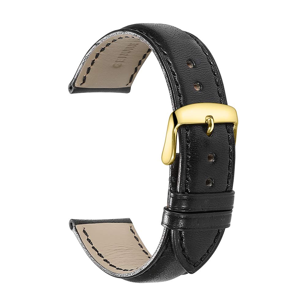 Watch Band Leather Strap Replacement 14mm 16mm 18mm 19mm 20mm