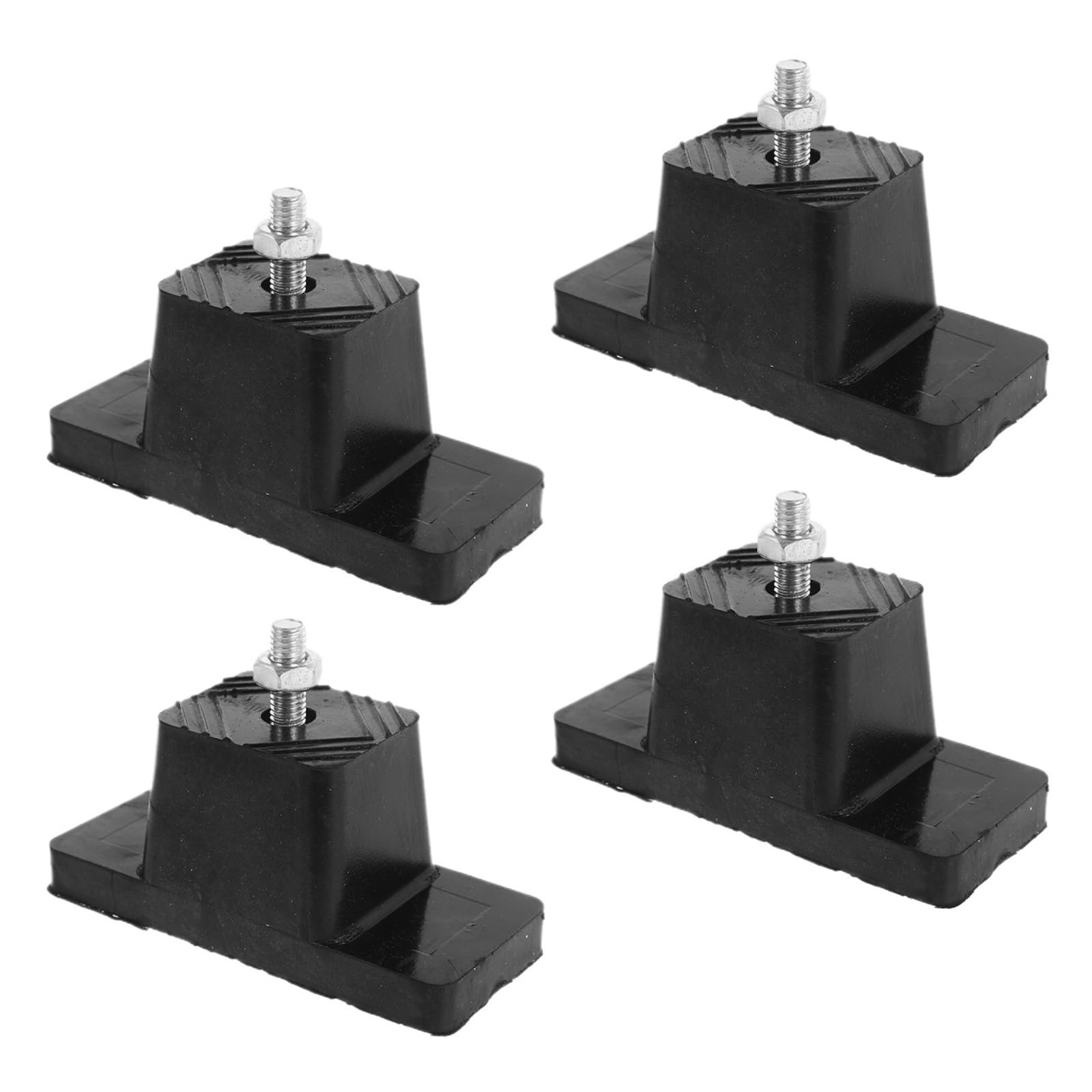 HIZON Almohadilla antivibración for Aire Acondicionado de 4 Piezas | Almohadillas antivibración Esteras amortiguadoras de goma con reducción de ruido