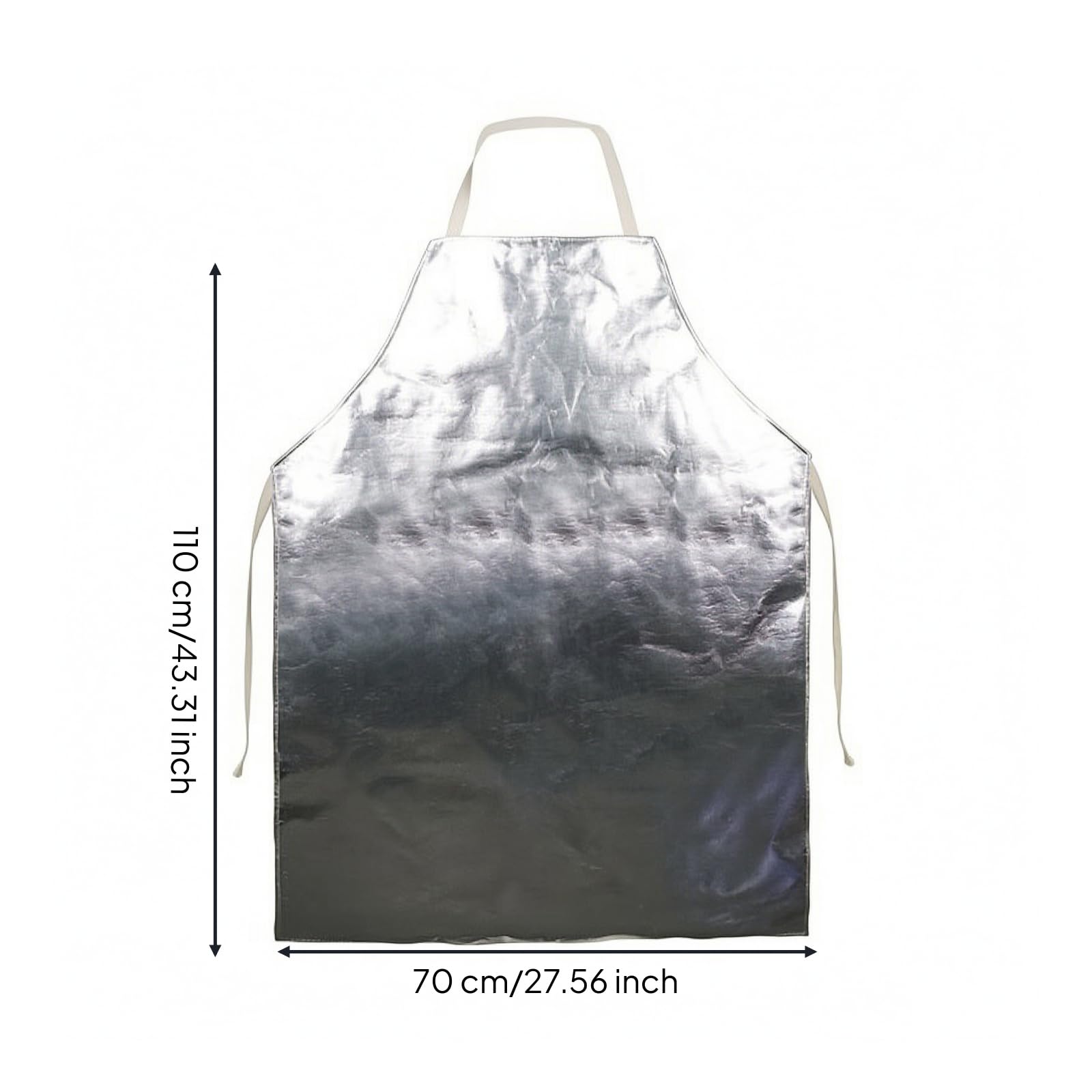 Hitzeschutz Schürze Schweißerschürze Schutzschürze Arbeitschürze aus Verbundmaterial mit Reflektierender Oberfläche Und Stabilen Kanten Zuverlässige