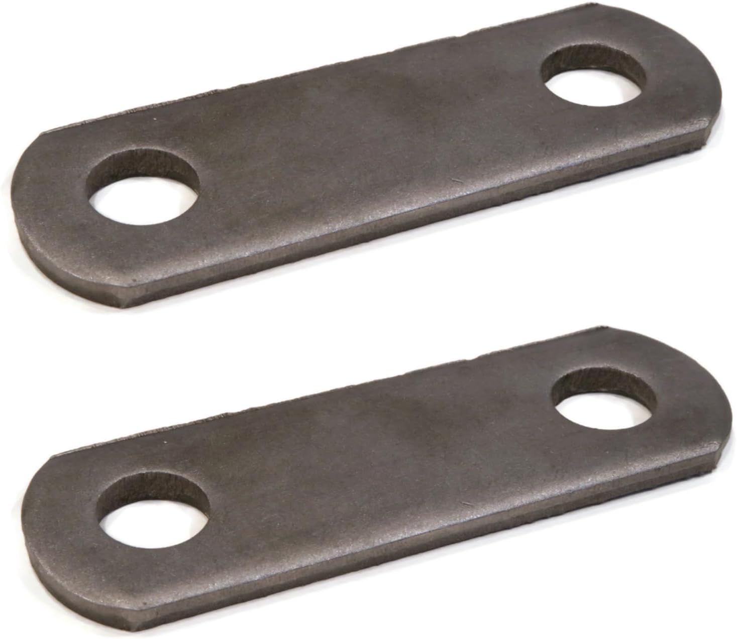 The ROP Shop 2 TRAILER LEAF SPRING SHACKLE STRAPS 9/16 Holes for Boat Trailer Axle 2-Hole