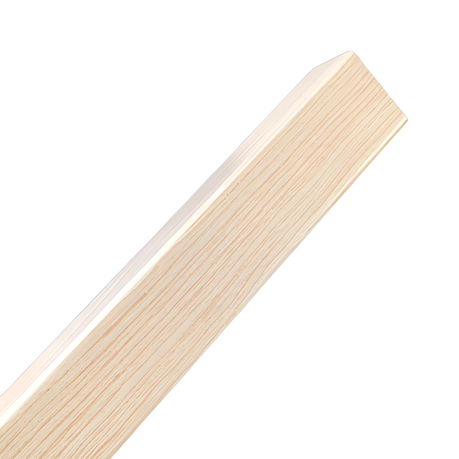 Protezioni Per Angoli E Bordi Raouoae - Set 2 Pezzi, PVC Effetto Legno, Lunghezza 80/100/120 Cm, Colore Beige