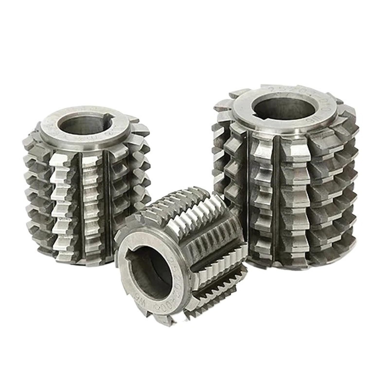 Fresa de engranajes, 30 dragas HSS 6542 M0.5-M3 Placas estriadas de módulo(M2.5-60x60x27)