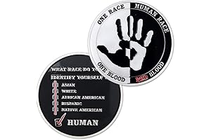 One Race One Blood Challenge Coin: Honor the Fallen