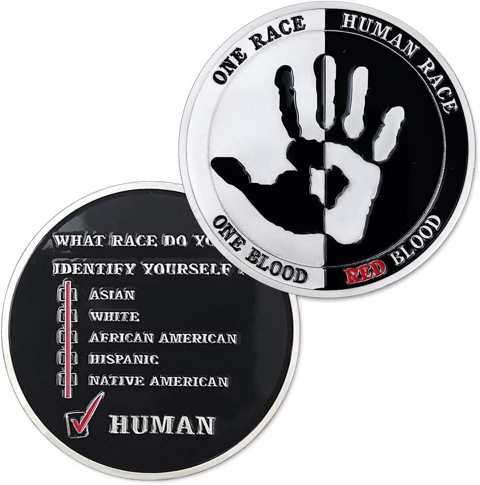 One Race One Blood Challenge Coin