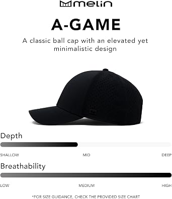 melin A-Game Hydrolite, Lightweight Performance Snapback Hat